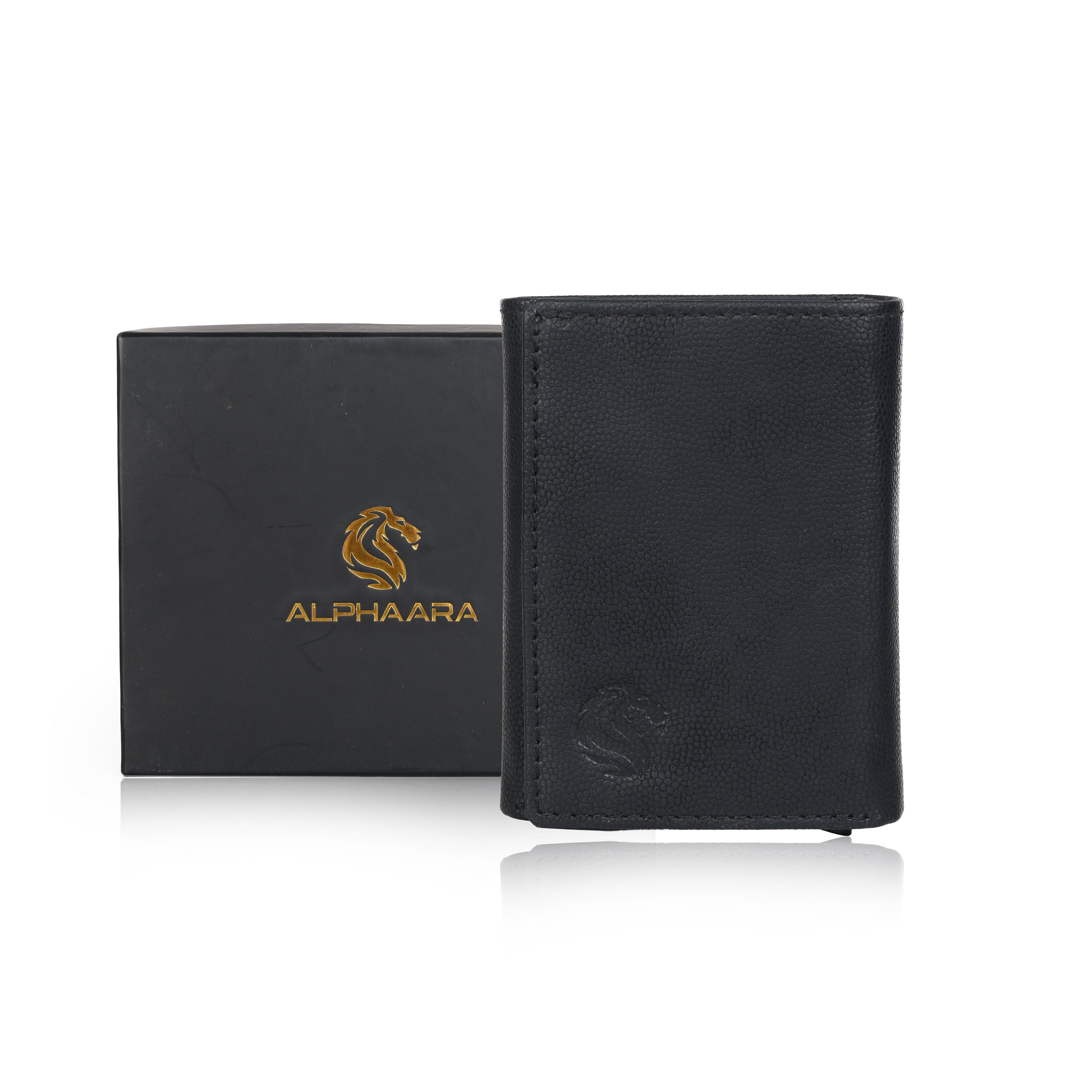 Premium Slim Wallet with One-Finger Access, Secure Card Storage & Cash Pocket
