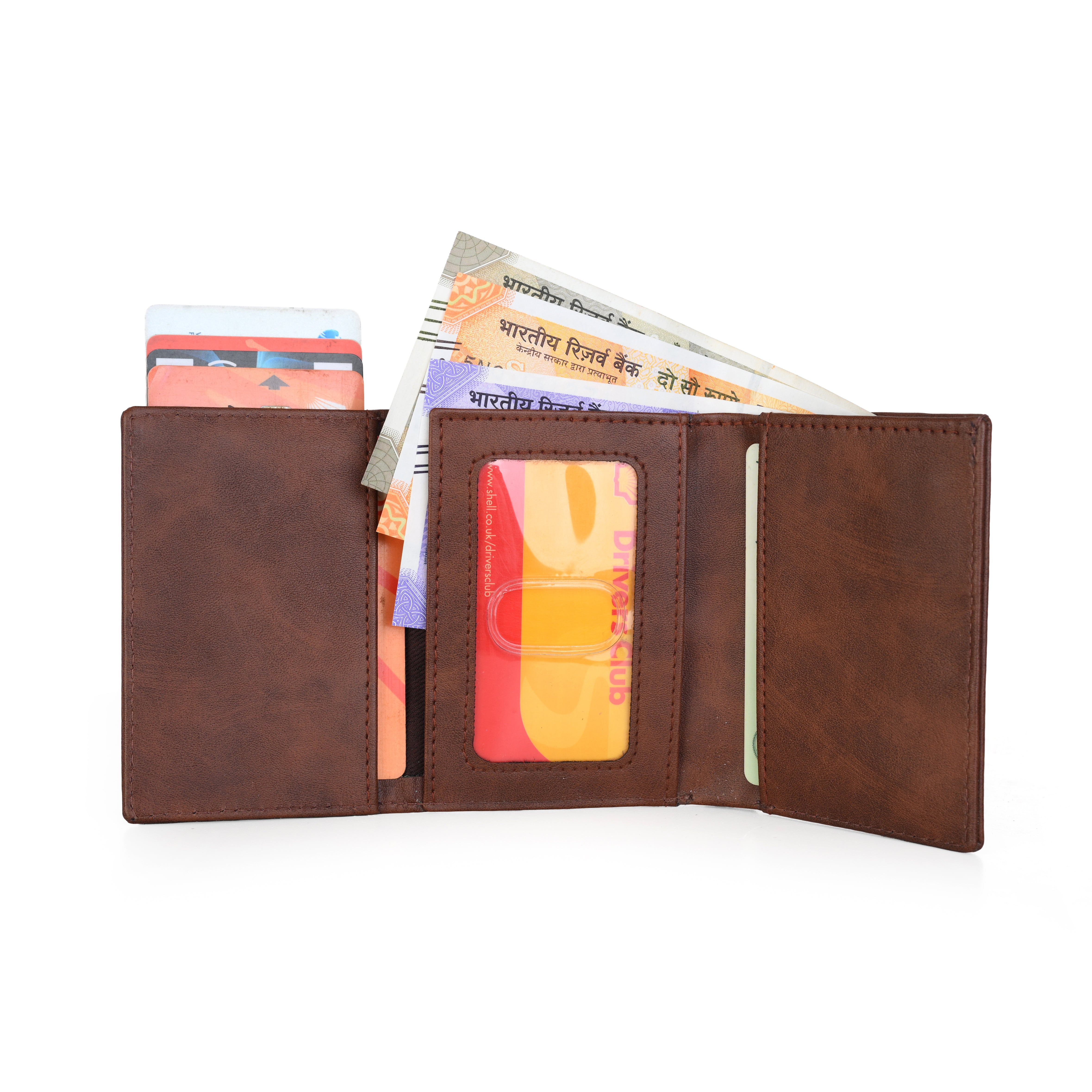 Premium Slim Wallet with One-Finger Access, Secure Card Storage & Cash Pocket