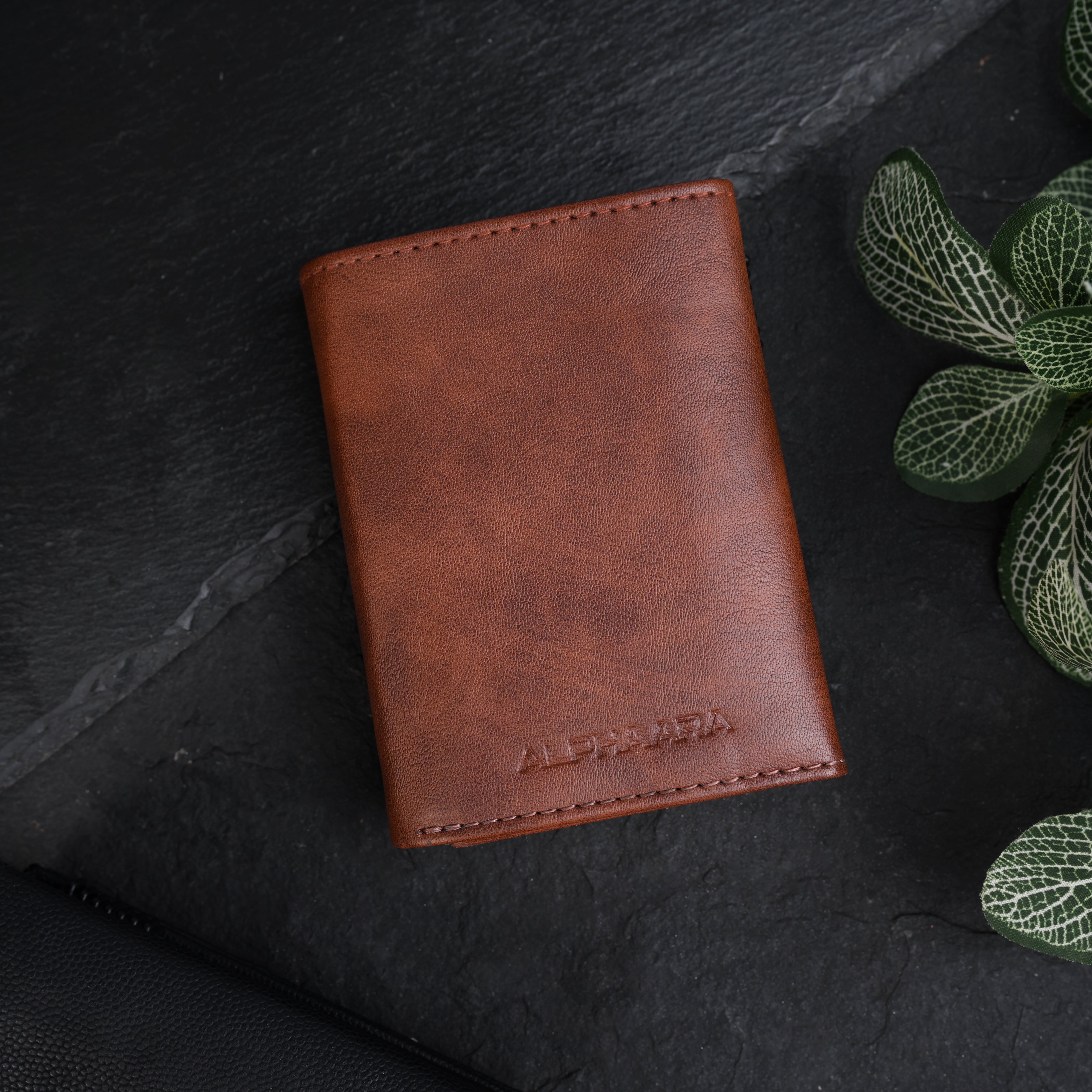 Premium Slim Wallet with One-Finger Access, Secure Card Storage & Cash Pocket