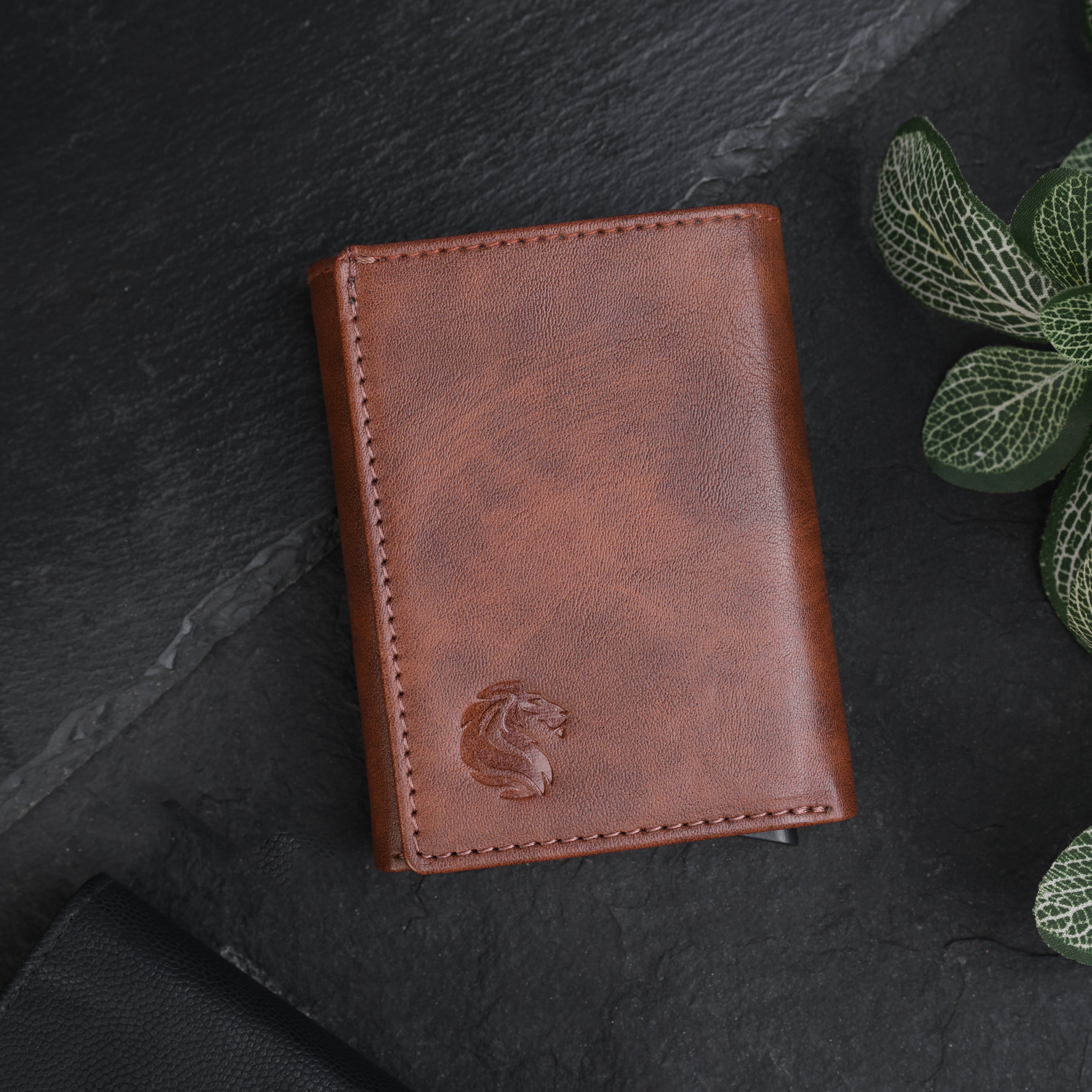 Maverick Pro Leather Wallet – Slim RFID Pop-Up Card Holder