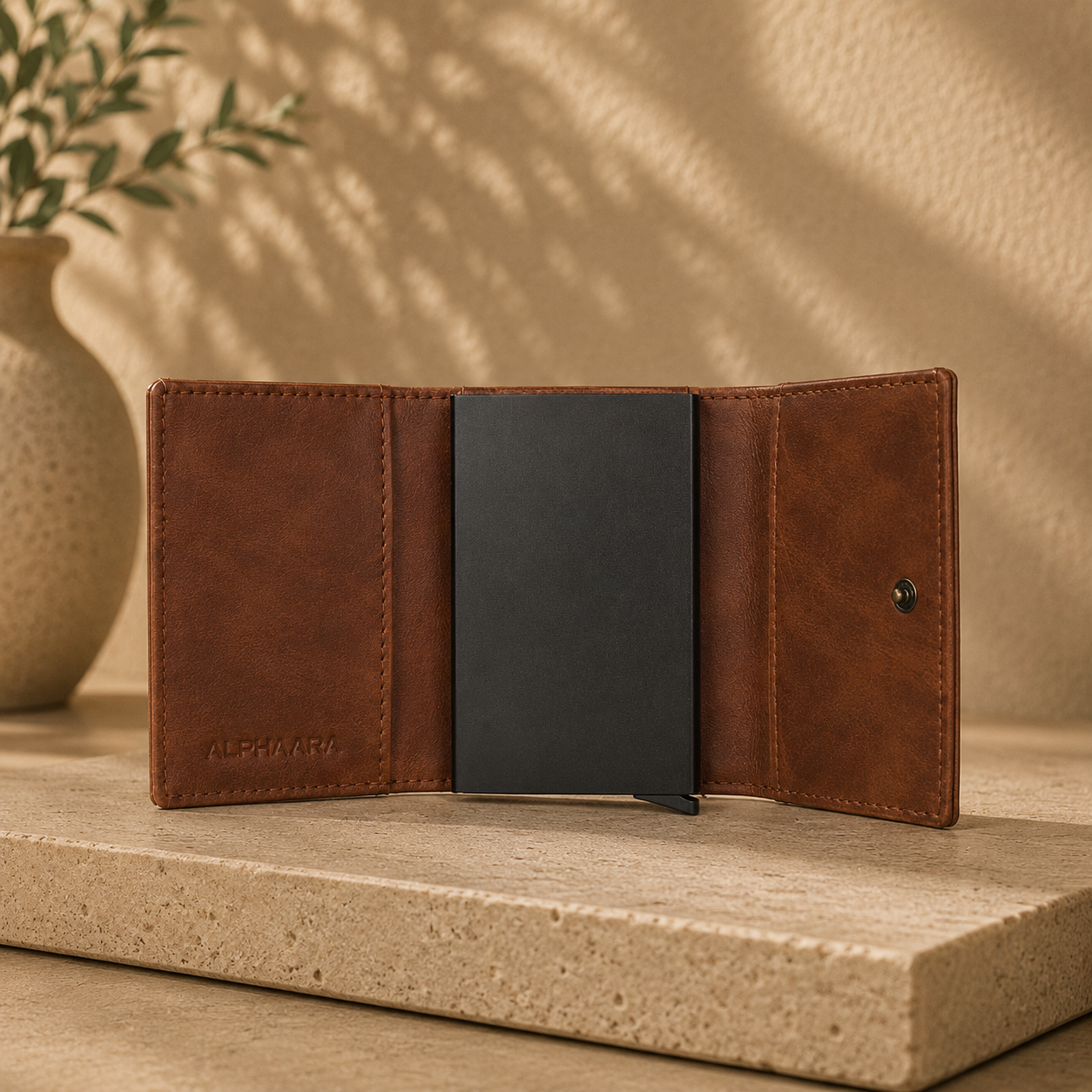 Alphaara Ranger Smart Pop-Up RFID Wallet for Men