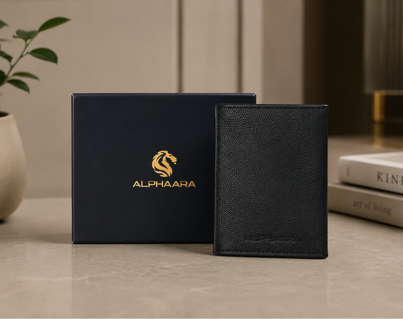Alphaara Ranger Pro – Smart Side Pop-Up RFID Wallet for Men