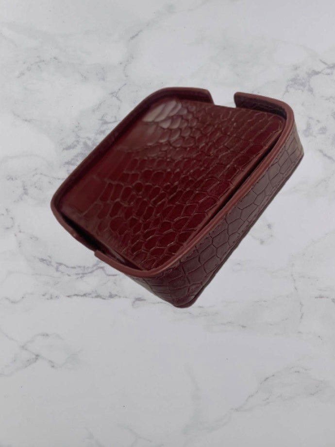 Premium Leather Coasters – Handcrafted, Elegant & Durable