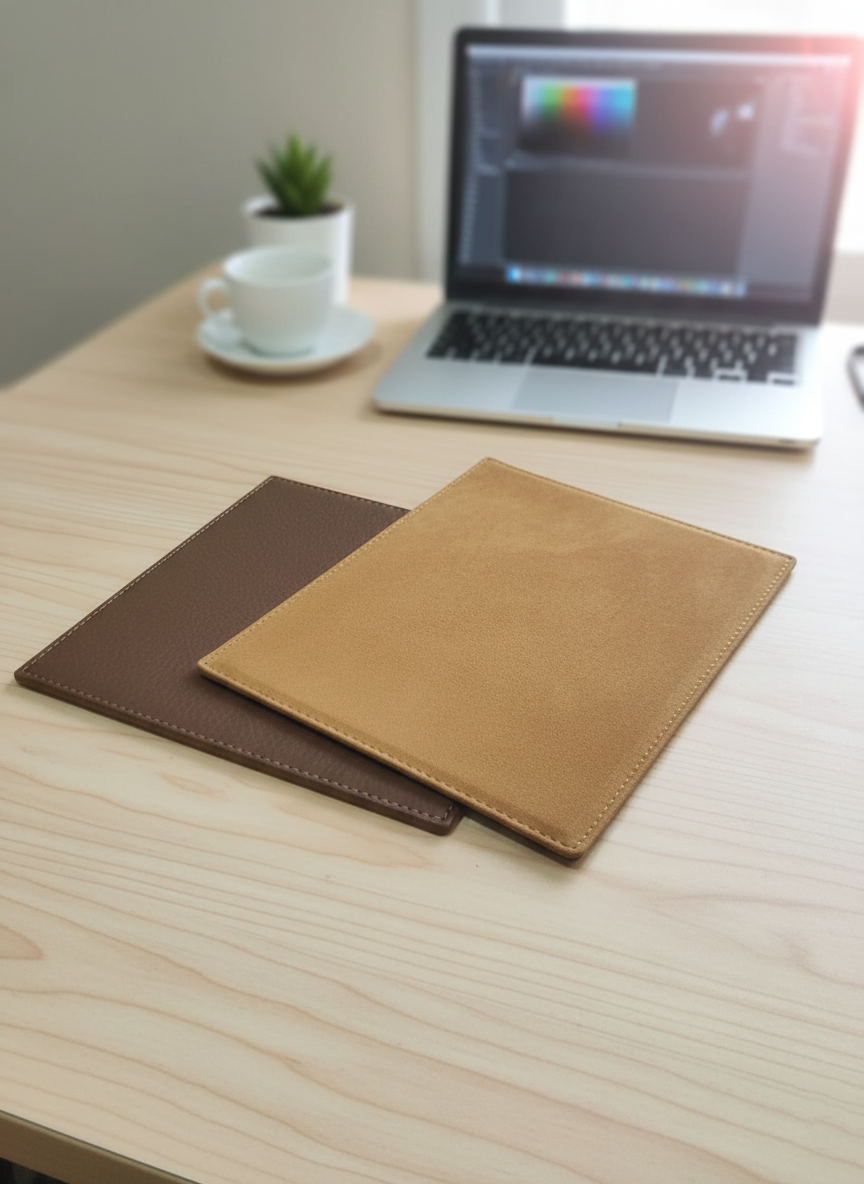 Premium Leather Mouse Pad – Minimal Desk Essential