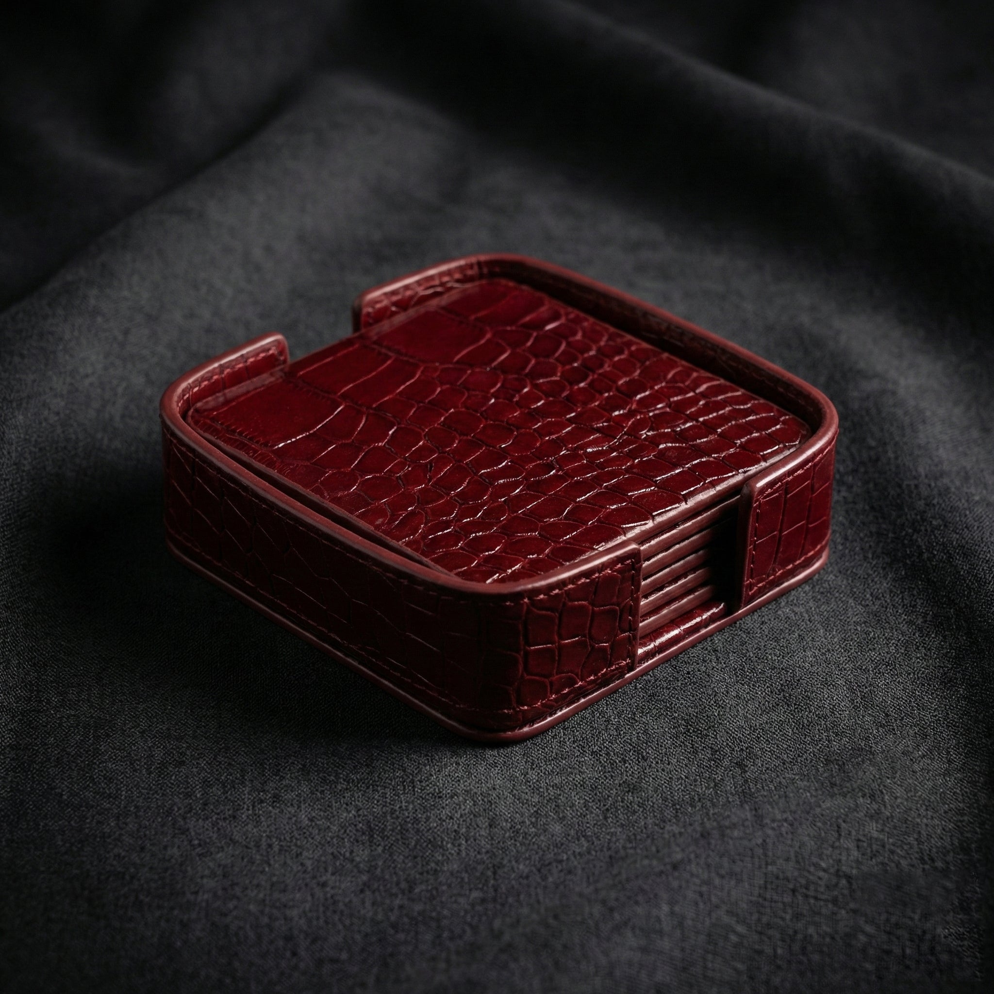 Premium Leather Coasters – Handcrafted, Elegant & Durable