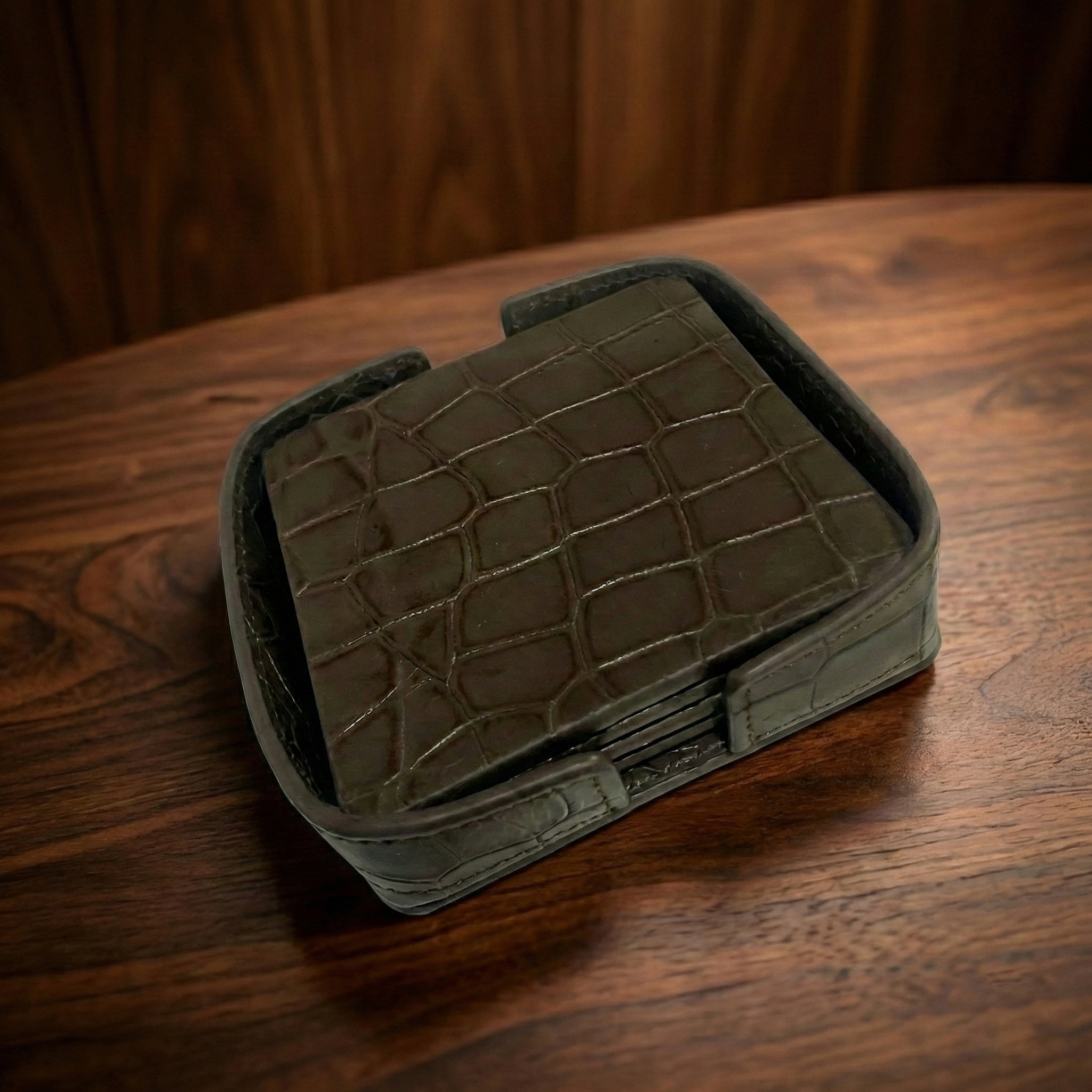 Premium Leather Coasters – Handcrafted, Elegant & Durable