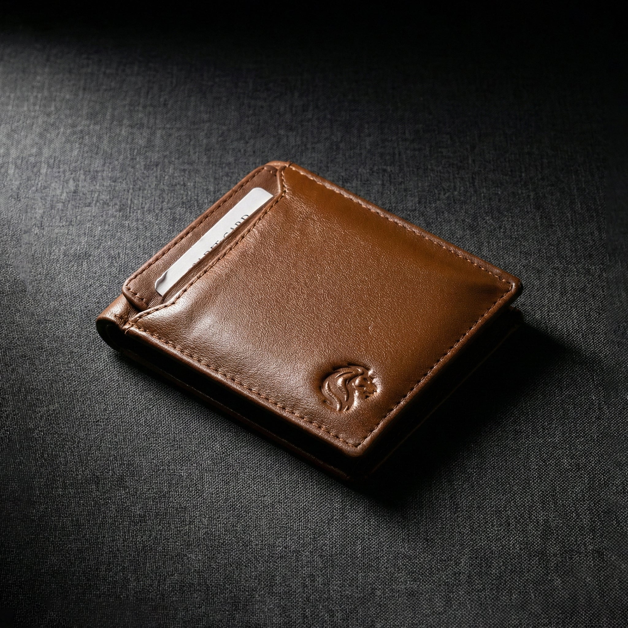 Premium Leather Wallet & Card Holder Container Set – Handcrafted & Durable