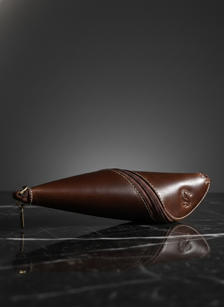 Premium Leather Pencil Case – Handcrafted Minimal Design