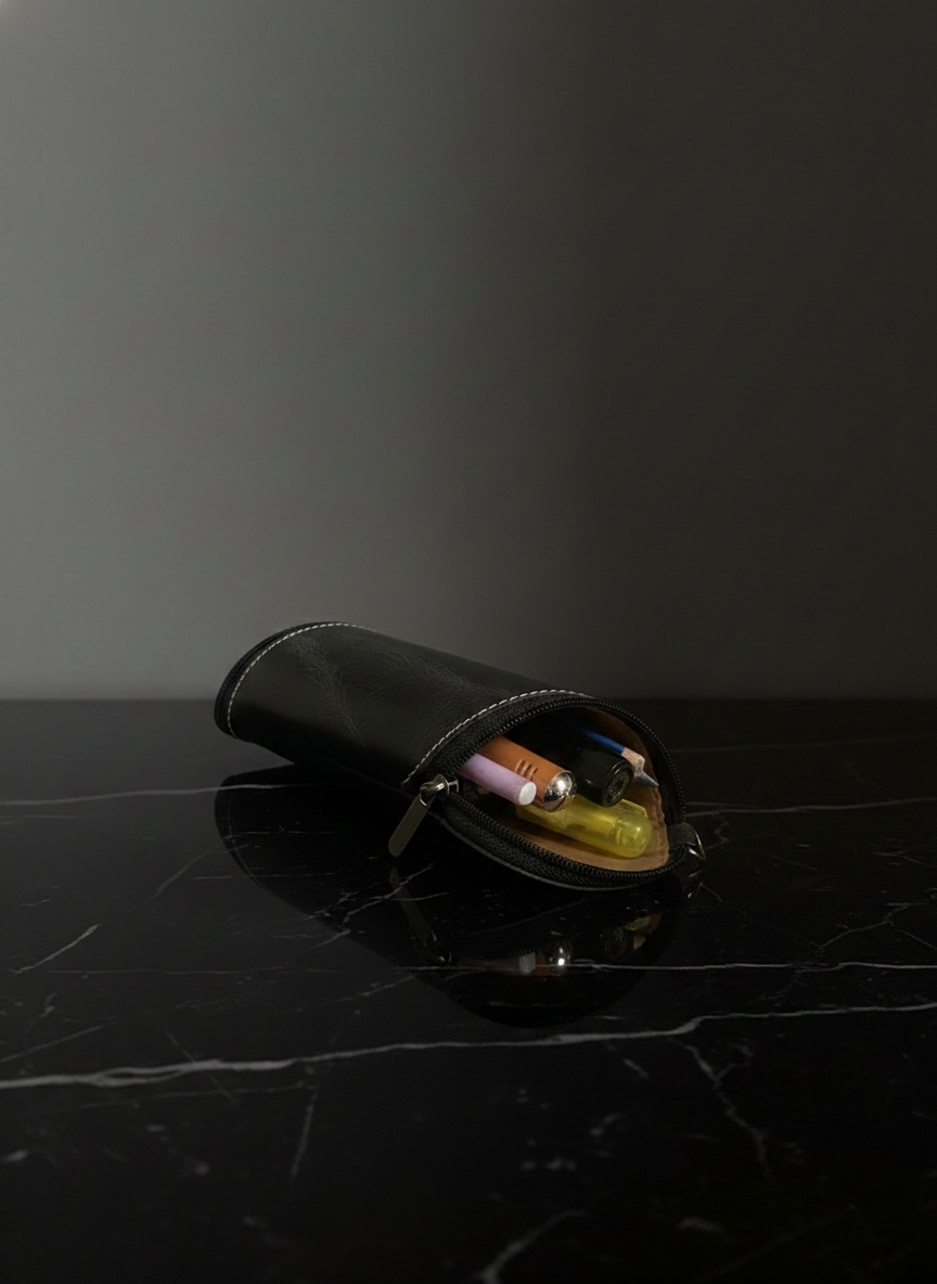 Premium Leather Pencil Case – Handcrafted Minimal Design