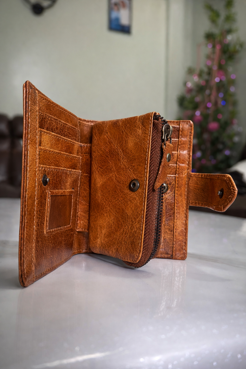 Crunch Leather Notecase – Handcrafted Premium Notebook Cover