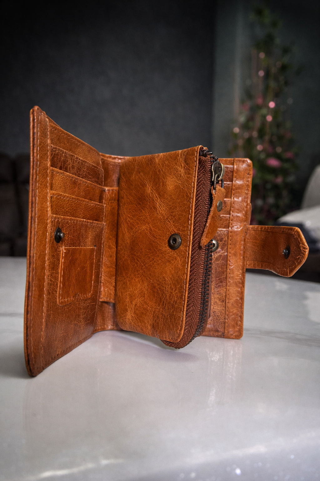 Crunch Leather Notecase – Handcrafted Premium Notebook Cover